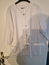 Berufskittel Gr. 44/46 weiss 1 x getragen