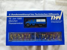 Preiser THW Bergungszug MB LKW