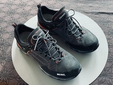 Meindl Ontario GTX grau/orange Gr. 7.5 UK ( 41.5 ) Wanderschuhe Variofix Neuw. 