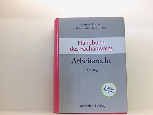 Handbuch des fachanwalts - des,