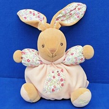 KALOO HASE BABY STOFFTIER WEICH KUSCHELTIER 20 CM BRAUN ROSA RABBIT SITZEND