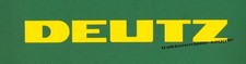 Aufkleber Deutz Sitzschale