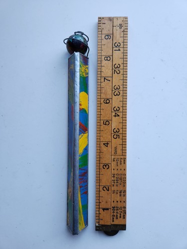 Vintage buntglas handbemalt - buntglas,