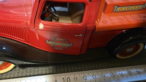 Vintage feuerwehr lkw - vintage,