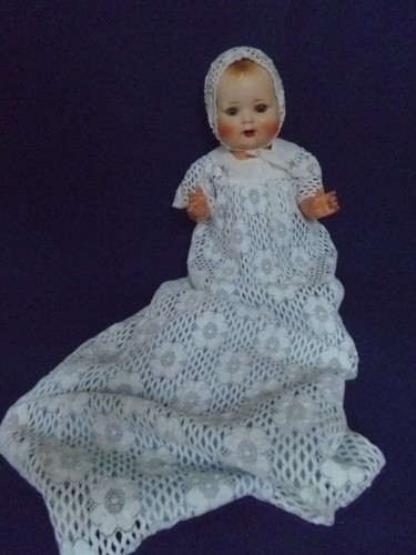 Alt antik massepuppe babypuppe - alt,