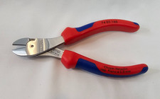 Knipex 74 05 160 Werkstatt Kraft-Seitenschneider mit Facette 160mm