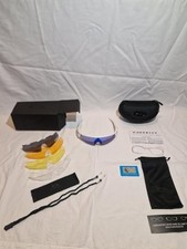 Oakley RADAR EV PATH weiß polarisiert galaxyblau + 4 Linsen OVP NEU