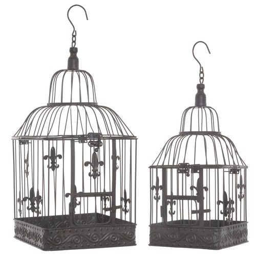 Deko vogelkäfig braun - deko-vogelkäfig,
