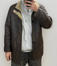 Lederjacke Herren, Braun