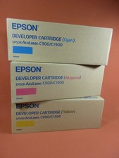 Original Epson C900/C1900 cyan,magenta,yellow OVP ,Neue Samsung Tonerkartusche