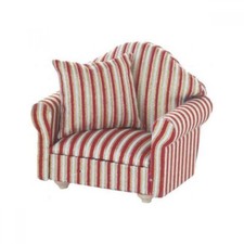 Puppenstube - Sessel rot /