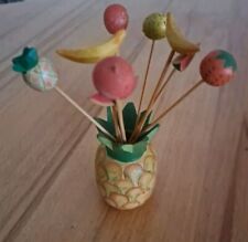 Cocktailspieße Holzananas