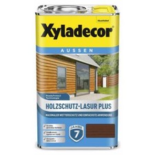 Xyladecor Holzschutz-Lasur Plus Nussbaum 4 L