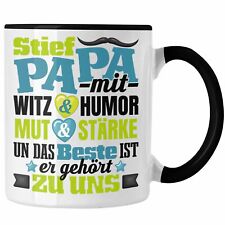 Trendation - Bonus Papa Tasse Geschenk für Stiefvater Stiefpapa Geschenkidee Vat