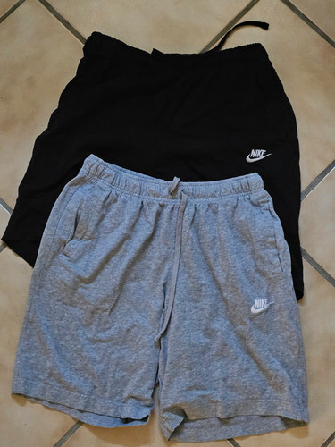 Nike jogginghosen kurz grau - jogginghosen, (grau