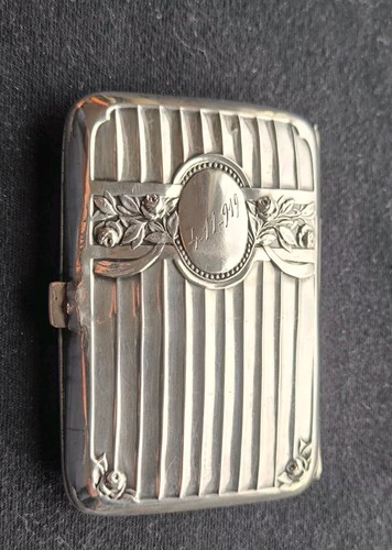Altes zigarettenetui silber - altes,