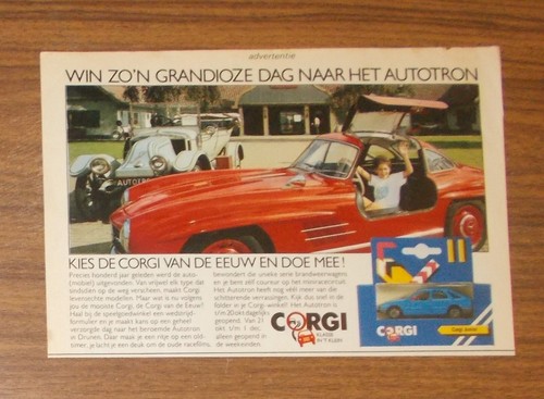 Seltene werbung corgi junior - corgi,