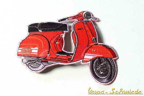 Vespa aufnäher rally rot - vespa,