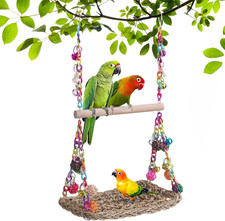 Vogelspielzeug Schaukel mit