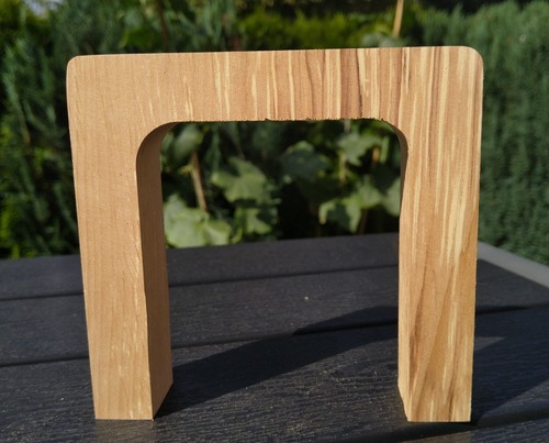 Klein,Holzbogen,Brücke,Bogen