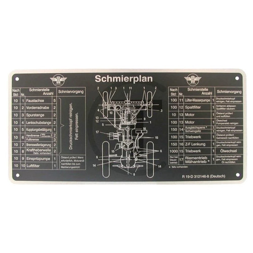 Granit schmierplan hanomag - schmierplan,