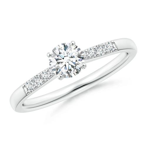 Runder diamant ehering - runder,
