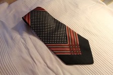 Pohland Krawatte Blau Rot Grau