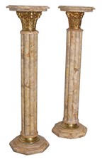 Zwei Säulen Marmorsäule