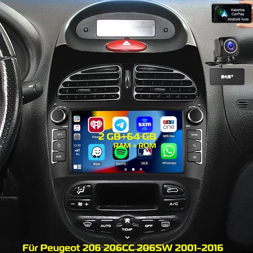 Dab carplay für peugeot - 7",