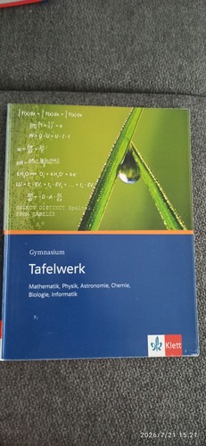 Tafelwerk mathematik physik - tafelwerk,