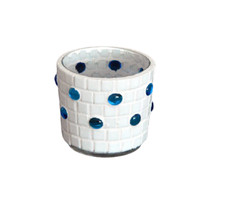 Mosaik windlicht blauer - mosaik,
