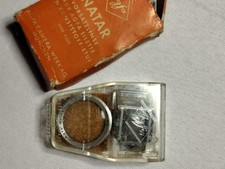 Agfa Natar Vorsatzlinse  Sucher für Agfa Silette im Kunststoff-Etui