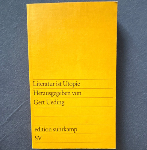 Literatur ist utopie gert - ist,