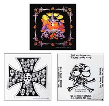 BANDANA Skull Eule Gothic Head