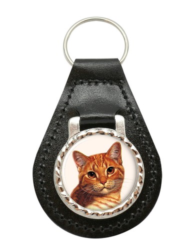 Ginger shorthair katze leder - ginger,