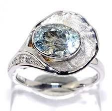 Ring Gold Aquamarin 2,0ct