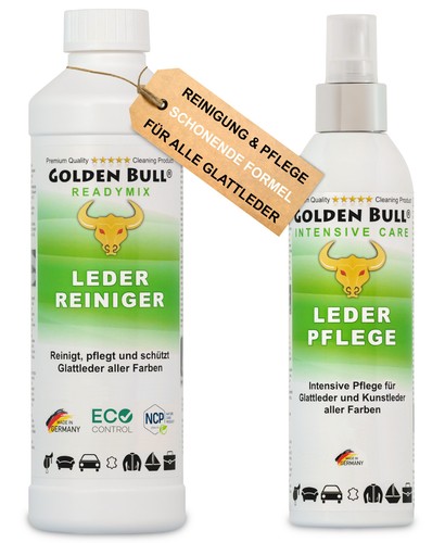 Leder reiniger pflege set - reiniger,