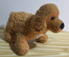 Vintage Steiff Hund Cocker Spaniel Knopf und Fahne Nr. 1622 um 1960
