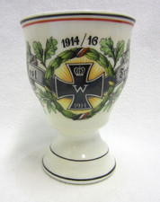 PATRIOTIK - KAKAO-BECHER - Eisernes Kreuz 1914/16 - Porzellan - TOP-RARITÄT
