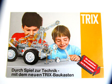 Trix - Neuer Trix Baukasten "Faltblatt" mit Schmuckplakat                    736