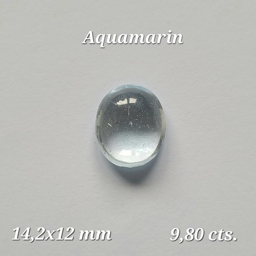 Aquamarin blau oval - aquamarin,