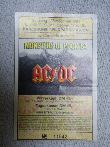 Monsters rock 9 - of, 9/1984