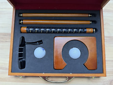 Mini-Golfset im Holz-Koffer