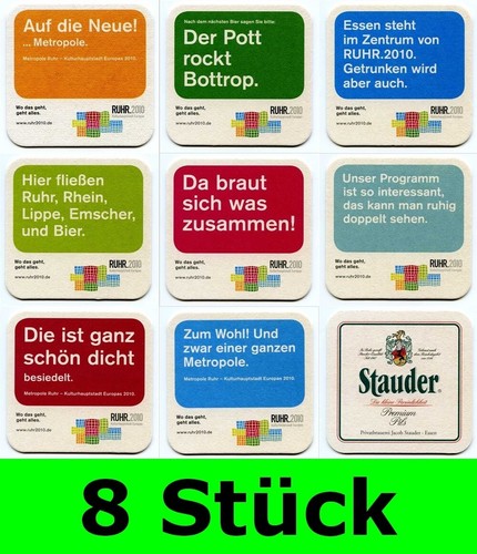 Stück bierdeckel 8er - stück,