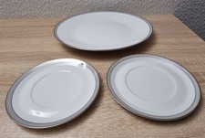 Rosenthal 1 x Platte 2 x Untertasse Gala Gray Platinrand oder Duo Platinrand ??