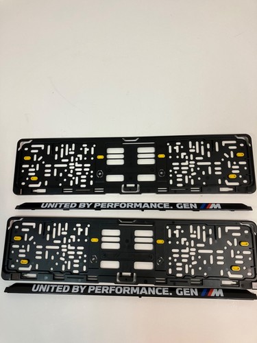 Bmw kennzeichen set united - m,