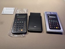 Braun ET 66 Taschenrechner Rar