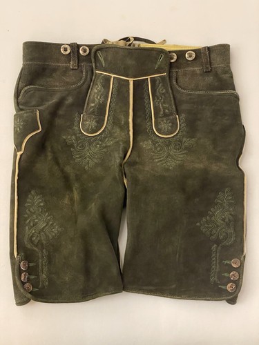 Meindl lederhose mit grünen - meindl,