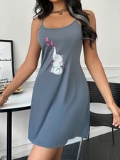 Damen Nachthemd Schlafanzug