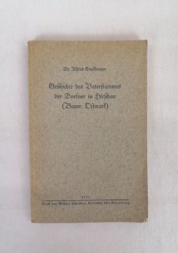 Geschichte des vaterstammes - des,